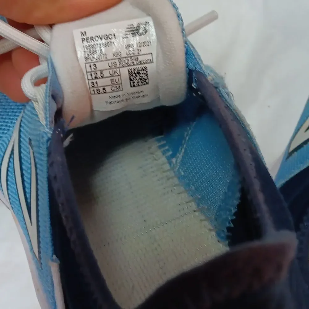 New Balance Blue and White Sneakers Kids Size 13